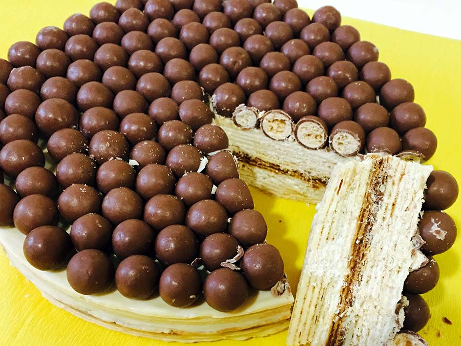 Chelín Incorporar Género La Mejor Tarta de Obleas o Tarta Huesitos - Galissea